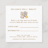 フローラミキサーベーカリー料理フレンド参照 紹介カード (裏面)