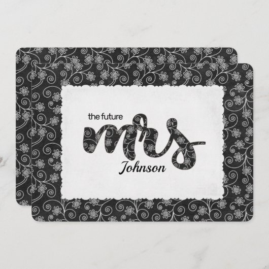 フローラミセスブライダルシャワー招待状 招待状 (正面/裏面)