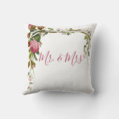 フローラミセス結婚の花婿エレガント クッション (裏面)