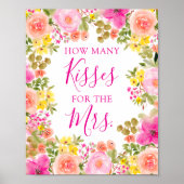 フローラミセス・キスの数ブライダルシャワー ポスター (正面)