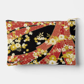 フローラミックス着物パターン アクセサリーポーチ (裏面)