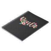 フローラミッドワイフフラワーキュートベビー誕生ドゥラ ノートブック (左側)