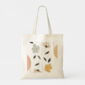 フローラミニマリストトートバッグ トートバッグ (裏面)