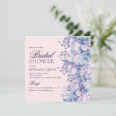 フローラミニマルのブライダルシャワー招待 招待状 (スタンド正面)