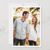 フローラミニマルエメラルドグリーン結婚式招待状 招待状 (裏面)