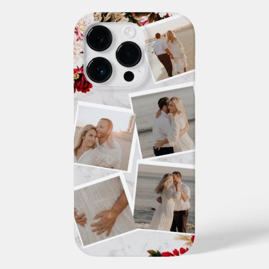 フローラミニマルコラージュIphone 14ケース Case-Mate iPhoneケース (裏面)