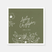 フローラミニマルボタニカルブルー結婚ズカクテル