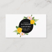 フローラミニマルリース美しいサロンスイート 名刺 (正面)