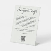 フローラミニマル植物乳白ハネムーンファンド 台座サイン (正面)