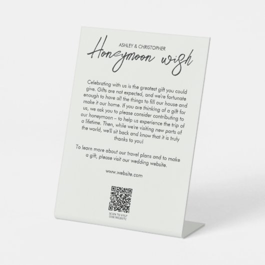 フローラミニマル植物乳白ハネムーンファンド 台座サイン (正面)