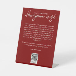 フローラミニマル植物性ルビーレッドハネムーンファンド 台座サイン