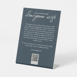 フローラミニマル植物海軍ブルーハネムーン基金 台座サイン