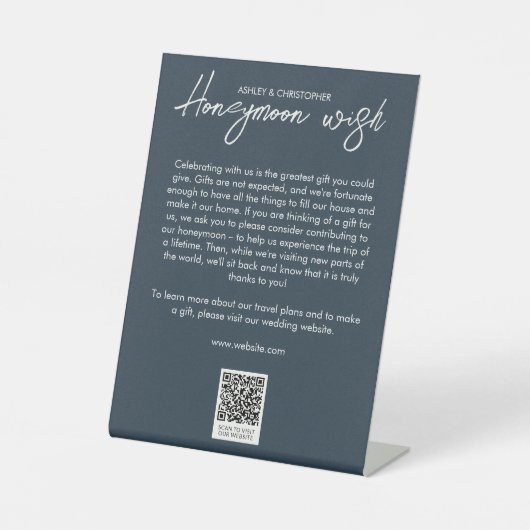 フローラミニマル植物海軍ブルーハネムーン基金 台座サイン (正面)