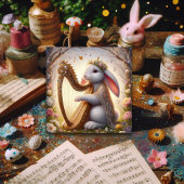 フローラミュージシャンバニーイースター シーズンカード