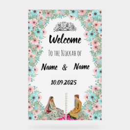 フローラミントアクリル酸ニッカ徴候 アクリルサイン