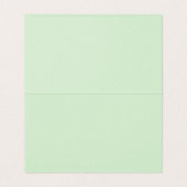 フローラミントグリーンテーブル番号カード (内部フラット)