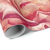 フローラミントトロピカルバラピンククリーミーパール ラッピングペーパー (ロールコーナー)