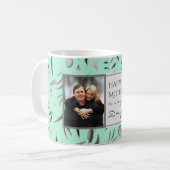 フローラミントハッピーマザーの日の娘の写真 コーヒーマグカップ (正面左)