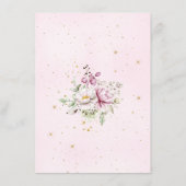 フローラムーンピンク本ベビー エンクロージャーカード (裏面)