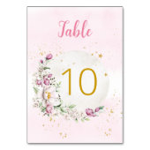 フローラムーンピンク テーブルナンバー (正面)