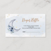 フローラムーンブルーおむつラッフル エンクロージャーカード (正面)