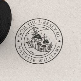 フローラムーンマッシュルーム ラバースタンプ