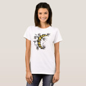 フローラムーン異教のウィッチー Tシャツ (正面フル)