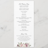 フローラムーヴ赤面エレガントグリーンリー結婚スクリプト プログラム (裏面)