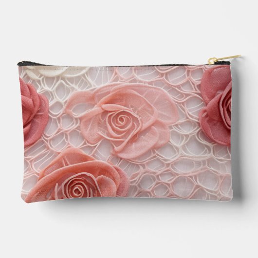 フローラメイクアップアクセサリーバッグ アクセサリーポーチ (裏面)