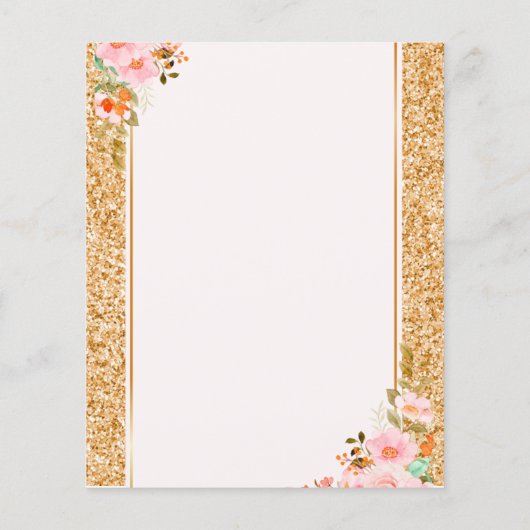 フローラメイクアップアーティスト美しいヘアサロン チラシ (裏面)