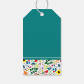 フローラメイスンジャーの赤ちゃんシャワー ギフトタグ (裏面)