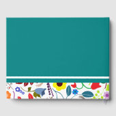 フローラメイスンジャーの赤ちゃんシャワー ゲストブック (裏面)