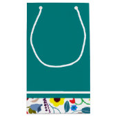 フローラメイスンジャーの赤ちゃんシャワー スモールペーパーバッグ (裏面)