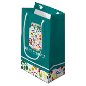 フローラメイスンジャーの赤ちゃんシャワー スモールペーパーバッグ (正面アングル)