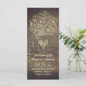 フローラメイスンジャー田舎結婚式プログラム プログラム (スタンド正面)