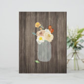 フローラメイスンジャー&ウッドスクラップブック紙 (スタンド正面)