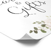 フローラメイヴ赤面エレガントなウェディングカードギフト ポスター (角)