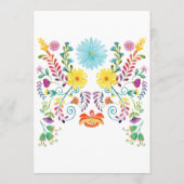 フローラメカラフルキシカンフィエスタブライダルシャワー アドバイスカード (裏面)