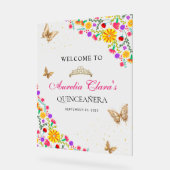 フローラメキシカンティアラバタフライミキンセアニラ アクリルサイン