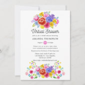 フローラメキシカンフィエスタバーチャルブライダルシャワー 招待状 (正面)