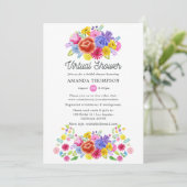 フローラメキシカンフィエスタバーチャルブライダルシャワー 招待状 (スタンド正面)