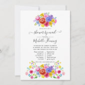 フローラメキシカンフィエスタベビーシャワーバイメール 招待状 (正面)