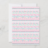 フローラメキシカンフィエスタベビーシャワー 招待状 (裏面)