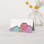 フローラメキシカンフィエスタマンダラテーブルカード プレイスカード (裏面)