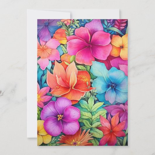 フローラメキシカンフィエスタ結婚フローラ 招待状 (裏面)