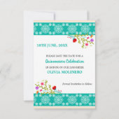 フローラメキシカンフィエスタ&パペルピカド – シャンパン セーブザデート (裏面)