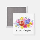 フローラメキシカンフィ結婚エスタ マグネット (正面/裏面)