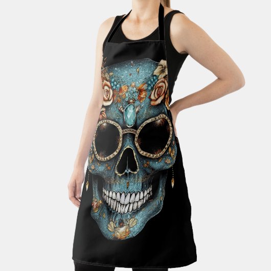 フローラメキシコスカルの日の死んだディアデムエルト エプロン (インサイチュ)
