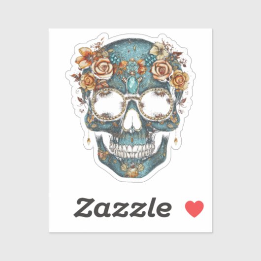 フローラメキシコスカルの日の死んだディアデムエルト シール (シート)