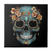 フローラメキシコスカルの日の死んだディアデムエルト タイル (正面)